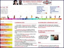 Aperçu du site SACD