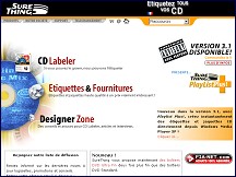 Aperçu du site SureThing France