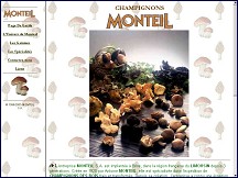 Aperçu du site Champignons Monteil