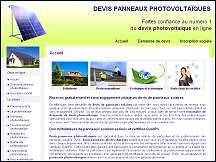 Aperu du site Devis Panneaux Photovoltaques - pour mieux choisir vos panneaux solaires