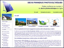 Aper�u du site Devis Panneaux Photovolta�ques - pour mieux choisir vos panneaux solaires