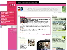 Aperçu du site Commissariat à l'Energie Atomique (CEA)