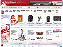 Aper�u du site Docteur Discount - site marchand discount : hi-tech, mode, beaut�, maison, d�co