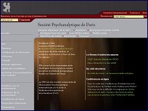 Aperu du site Socit Psychanalytique de Paris