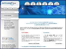 Aperçu du site Envoyez un communiqué de presse avec Diffusez.com