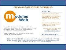 Modules Web - Cr�ation sites internet e-commerce
