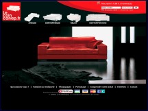 Aper�u du site Le Coin Canap - sp�cialiste des canap�s italiens en cuir haut de gamme