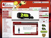 Aperu du site VinsetChampagnes.fr - vente en ligne de vin et champagne au meilleur prix