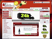 Aper�u du site VinsetChampagnes.fr - vente en ligne de vin et champagne au meilleur prix