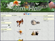 Aperu du site Anim-Halle - animalerie, aliments et produits pour chiens et chats