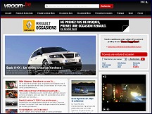 Aper�u du site Vroom - portail auto moto, essais et tests, petites annonces auto moto