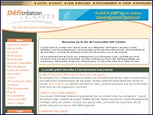 Aperçu du site Déficréation : Les aides à la création d'entreprises