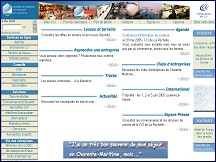 Aperçu du site CCI La Rochelle