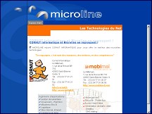 Aperu du site Microline - Les technologies du net