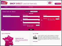 Aper�u du site Infolignes - infos en temps r�el trafic SNCF, horaires des trains