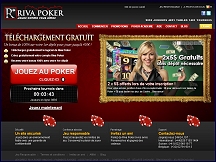 Aperu du site Riva Poker -  site de poker en ligne, tournois de poker gratuit