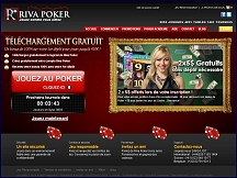 Aper�u du site Riva Poker -  site de poker en ligne, tournois de poker gratuit