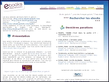 Aperçu du site EbooksGratuits.com - plateforme de téléchargement ebooks gratuits