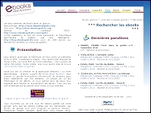 Aper�u du site EbooksGratuits.com - plateforme de t�l�chargement ebooks gratuits