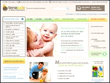 Aper�u du site Terraludo - boutique de jeux et jouets pour enfants de 0 � 12 ans