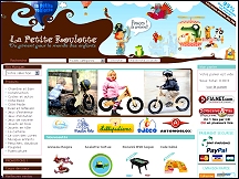 Aper�u du site La Petite Roulotte - univers des jeux et jouets en bois et en t�le