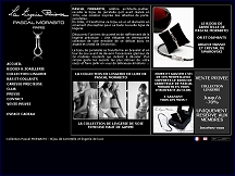 Aper�u du site La Lingerie Pr�cieuse - lingerie fine de luxe par Pascal Morabito