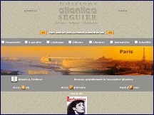 Aperçu du site Les éditions Atlantica - Séguier
