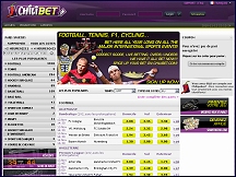 Aper�u du site Chilibet - sp�cialiste du pari sportif, paris sportifs en ligne