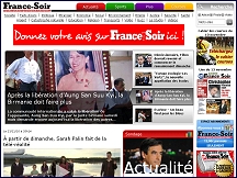 Aper�u du site France Soir - actu France, Monde, sport, people, courses hippiques