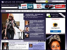 Aper�u du site News de Stars - actualit�s stars de cin�ma, t�l�, musique, mode...