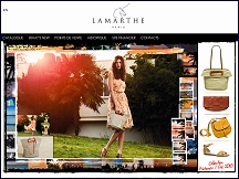 Aper�u du site Lamarthe - maison fran�aise de sacs et maroquinerie haut de gamme