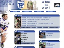 Aperu du site Site officiel du Toulouse Rugby XIII