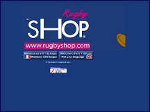Aperçu du site Rugby Shop