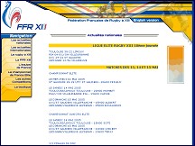 Aperçu du site Fédération Francaise de Rugby a XIII