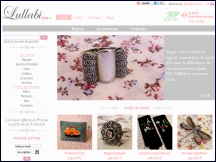 Aperçu du site Lullabi - bijoux fantaisie & accessoires de mode jeunes créateurs 