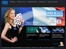 Aper�u du site 888Poker - salle de poker en ligne, tournois, jeu de poker gratuit
