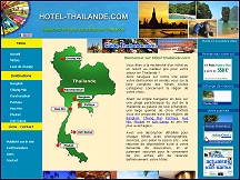 Aperu du site Htel Thailande - rservation de chambres d'htels en Thalande