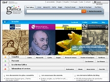 Aperu du site Gallica BNF - bibliothque nationale numrique Gallica en ligne