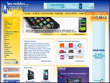 Aperu du site Les Mobiles.com - guide tlphonie mobile, packs et offres mobiles