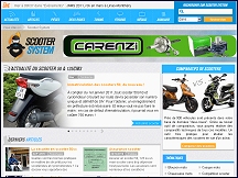 Aperçu du site Scooter System - actualités du scooter, comparateur de deux-roues