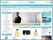 Aper�u du site Douglas Parfumerie - vente de parfums, soins beaut�, cosm�tiques