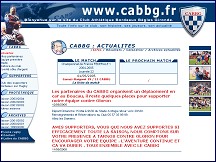 Aperu du site CABBG - Club Athltique Bgles Bordeaux Gironde - Rugby