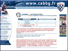 Aperçu du site CABBG - Club Athlétique Bègles Bordeaux Gironde - Rugby