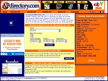 Aperu du site APDirectory.com, moteur de recherche de points d'accs sans fil