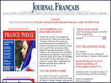 Aperu du site Journal Franais - french connection in the US