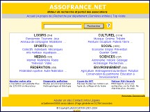 Aperu du site ASSOFRANCE - Portail et moteur de recherche des associations
