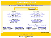 Aperçu du site ASSOFRANCE - Portail et moteur de recherche des associations