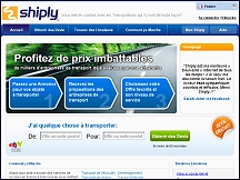 Aper�u du site Shiply - place de march� services de transport et courses pas cher