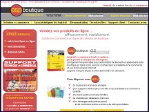 Aperçu du site ASP Boutique