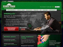Aperu du site Everest Poker - site de poker, communaut de poker en ligne France